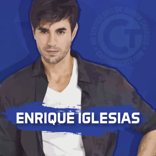 Buy Enrique Iglesias tickets cheaper with no fees at Captain Ticket™ - The Original No Fee Ticket Site!
