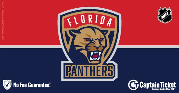 Get Florida Panthers tickets for less with everyday low prices and no service fees at Captain Ticket™ - The Original No Fee Ticket Site! #FanArtByRoxxi