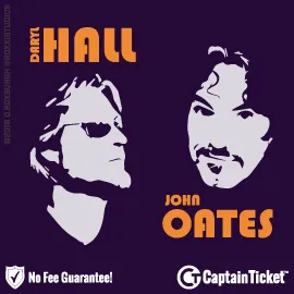 Buy Daryl Hall and John Oates tickets cheaper with no fees at Captain Ticket™ - The Original No Fee Ticket Site!