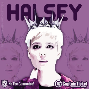 Buy Halsey tickets for less with no service fees at Captain Ticket™ - The Original No Fee Ticket Site! #FanArtByRoxxi