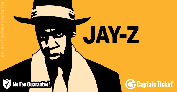 Jay-Z Tickets — Buy with No Fees at Captain Ticket, the Original No Fee Ticket Site