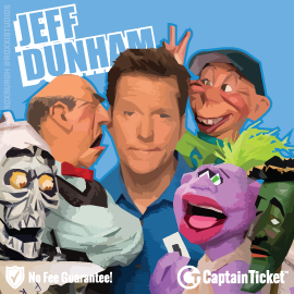 Buy Jeff Dunham tickets cheaper with no fees at Captain Ticket™ - The Original No Fee Ticket Site!