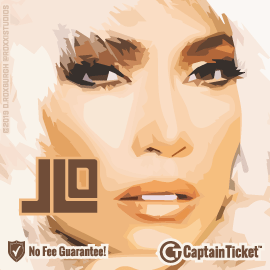 Buy Jennifer Lopez tickets for less with no service fees at Captain Ticket™ - The Original No Fee Ticket Site! #FanArtByRoxxi