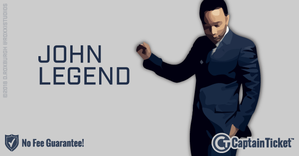 Buy John Legend tickets cheaper with no fees at Captain Ticket™ - The Original No Fee Ticket Site!
