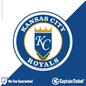 Buy Kansas City Royals tickets for less with no service fees at Captain Ticket™ - The Original No Fee Ticket Site! #FanArtByRoxxi