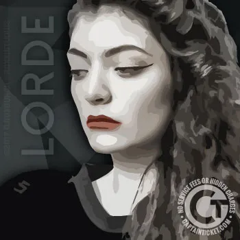 Buy Lorde tickets for less with no service fees at Captain Ticket™ - The Original No Fee Ticket Site! #FanArtByRoxxi