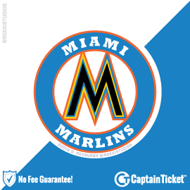 Buy Miami Marlins tickets for less with no service fees at Captain Ticket™ - The Original No Fee Ticket Site! #FanArtByRoxxi
