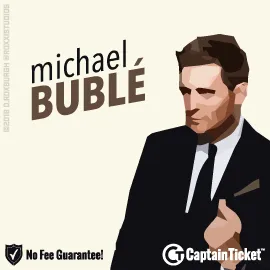 Buy Michael Buble tickets for less with no service fees at Captain Ticket™ - The Original No Fee Ticket Site! #FanArtByRoxxi