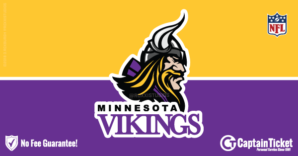 Get Minnesota Vikings tickets for less with everyday low prices and no service fees at Captain Ticket™ - The Original No Fee Ticket Site! #FanArtByRoxxi