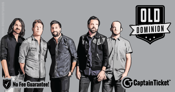 Get Old Dominion tickets for less with everyday low prices and no service fees at Captain Ticket™ - The Original No Fee Ticket Site! #FanArtByRoxxi