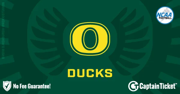 Buy Oregon Ducks Football tickets cheaper with no fees at Captain Ticket™ - The Original No Fee Ticket Site!