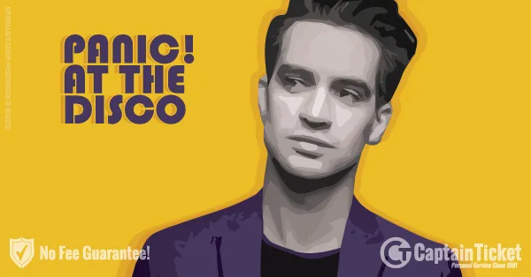 Buy Panic! At The Disco Tickets Cheap At Captain Ticket™ - The Original No Fee Ticket Site Buy Panic! At The Disco tickets cheaper with no fees at Captain Ticket™ - The Original No Fee Ticket Site!