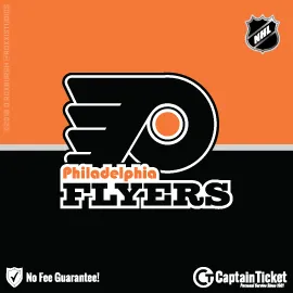 Buy Philadelphia Flyers tickets for less with no service fees at Captain Ticket™ - The Original No Fee Ticket Site! #FanArtByRoxxi