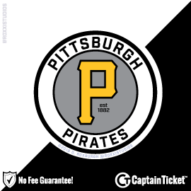 Buy Pittsburgh Pirates tickets for less with no service fees at Captain Ticket™ - The Original No Fee Ticket Site! #FanArtByRoxxi