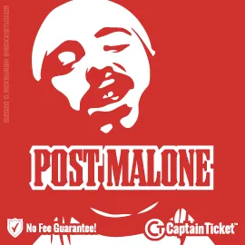 Buy Post Malone tickets for less with no service fees at Captain Ticket™ - The Original No Fee Ticket Site! #FanArtByRoxxi