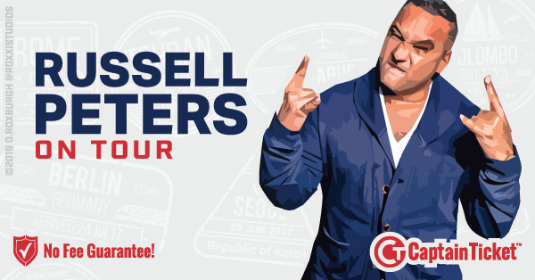 Buy Russell Peters tickets cheaper with no fees at Captain Ticket™ - The Original No Fee Ticket Site!