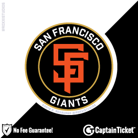 Buy San Francisco Giants tickets for less with no service fees at Captain Ticket™ - The Original No Fee Ticket Site! #FanArtByRoxxi