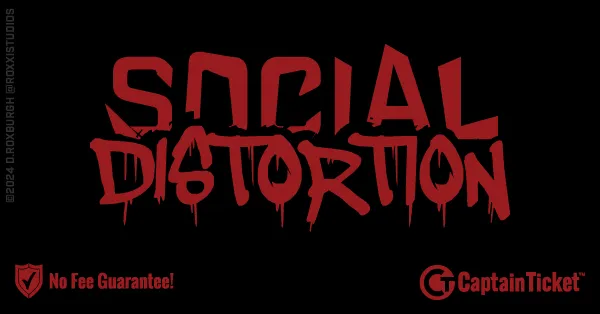 Social Distortion Tickets — Buy with No Fees at Captain Ticket, the Original No Fee Ticket Site