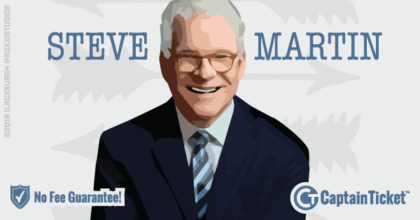 Buy Steve Martin tickets cheaper with no fees at Captain Ticket™ - The Original No Fee Ticket Site!