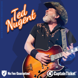 Buy Ted Nugent tickets for less with no service fees at Captain Ticket™ - The Original No Fee Ticket Site! #FanArtByRoxxi