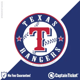 Buy Texas Rangers tickets for less with no service fees at Captain Ticket™ - The Original No Fee Ticket Site! #FanArtByRoxxi