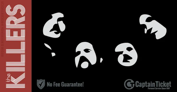 The Killers Tickets — Buy with No Fees at Captain Ticket, the Original No Fee Ticket Site