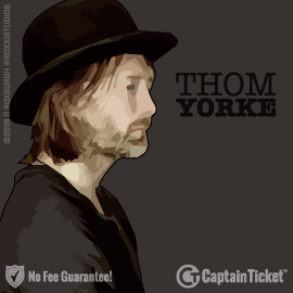 Buy Thom Yorke tickets cheaper with no fees at Captain Ticket™ - The Original No Fee Ticket Site!