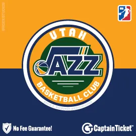 Buy Utah Jazz tickets for less with no service fees at Captain Ticket™ - The Original No Fee Ticket Site! #FanArtByRoxxi