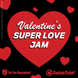 Buy Valentines Super Love Jam tickets for less with no service fees at Captain Ticket™ - The Original No Fee Ticket Site! #FanArtByRoxxi