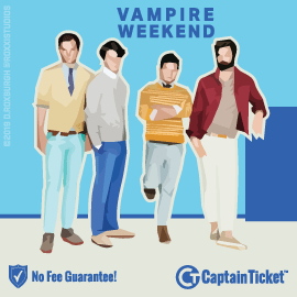Buy Vampire Weekend tickets for less with no service fees at Captain Ticket™ - The Original No Fee Ticket Site! #FanArtByRoxxi