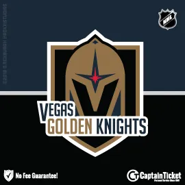 Buy Vegas Golden Knights tickets for less with no service fees at Captain Ticket™ - The Original No Fee Ticket Site! #FanArtByRoxxi