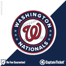 Buy Washington Nationals tickets for less with no service fees at Captain Ticket™ - The Original No Fee Ticket Site! #FanArtByRoxxi