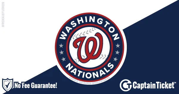 Get Washington Nationals tickets for less with everyday low prices and no service fees at Captain Ticket™ - The Original No Fee Ticket Site! #FanArtByRoxxi