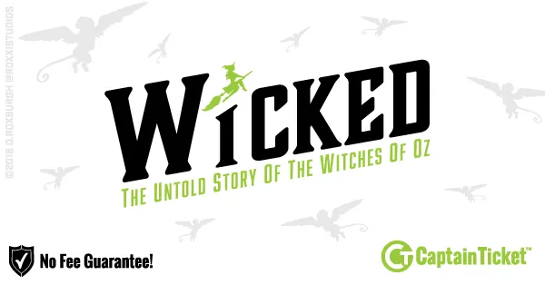Get Wicked tickets for less with everyday low prices and no service fees at Captain Ticket™ - The Original No Fee Ticket Site! #FanArtByRoxxi