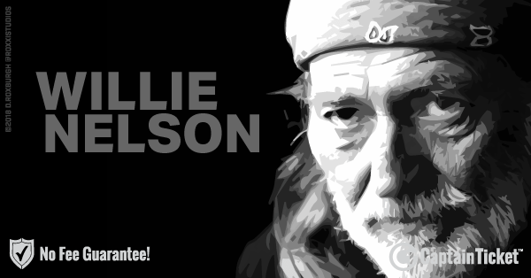 Get Willie Nelson tickets for less with everyday low prices and no service fees at Captain Ticket™ - The Original No Fee Ticket Site! #FanArtByRoxxi