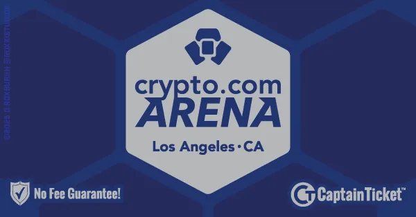 Buy Crypto.com Arena Event Tickets with No Fees at the Original No Fee Ticket Site