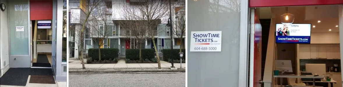 ShowTimeTickets.com Vancouver Office