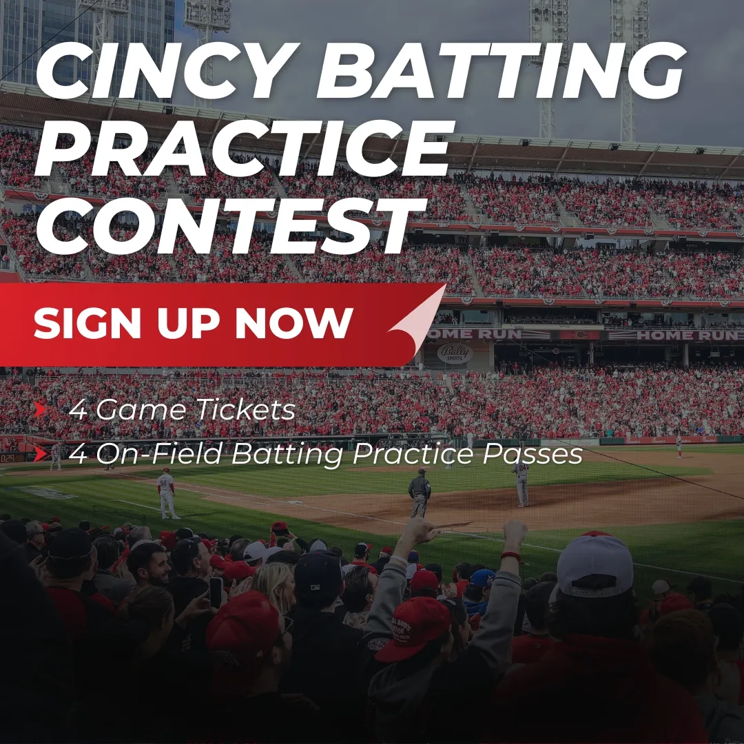 Reds On-Field Batting Practice Viewing
