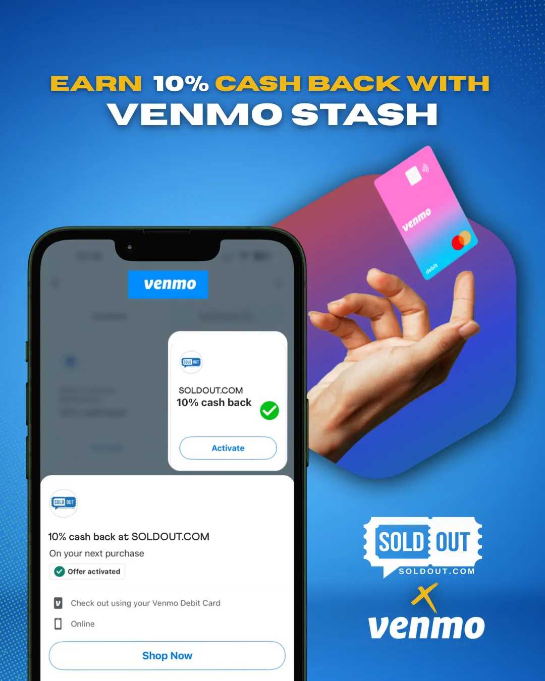 SOLDOUT.COM Venmo promotion