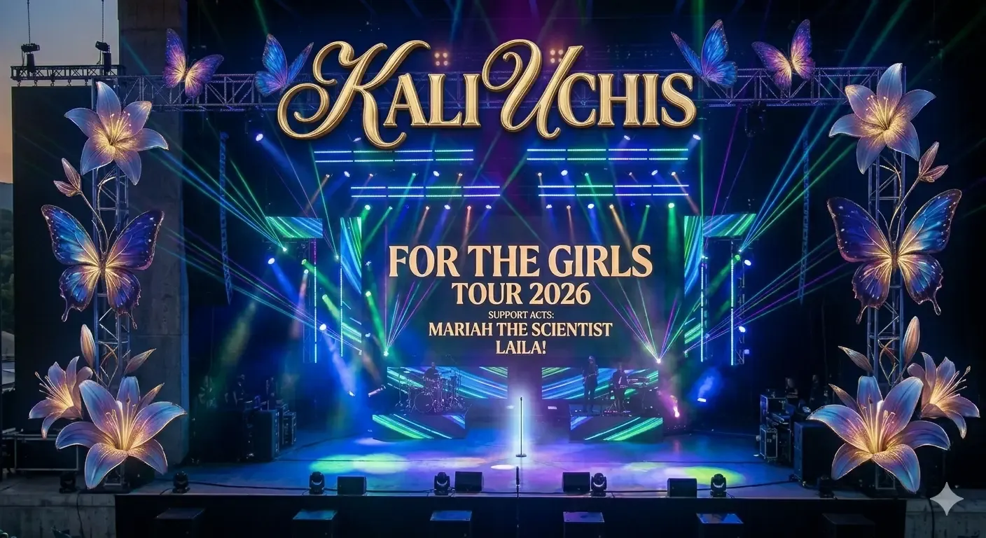 Kali Uchis For The Girls Tour 2026 promotional image