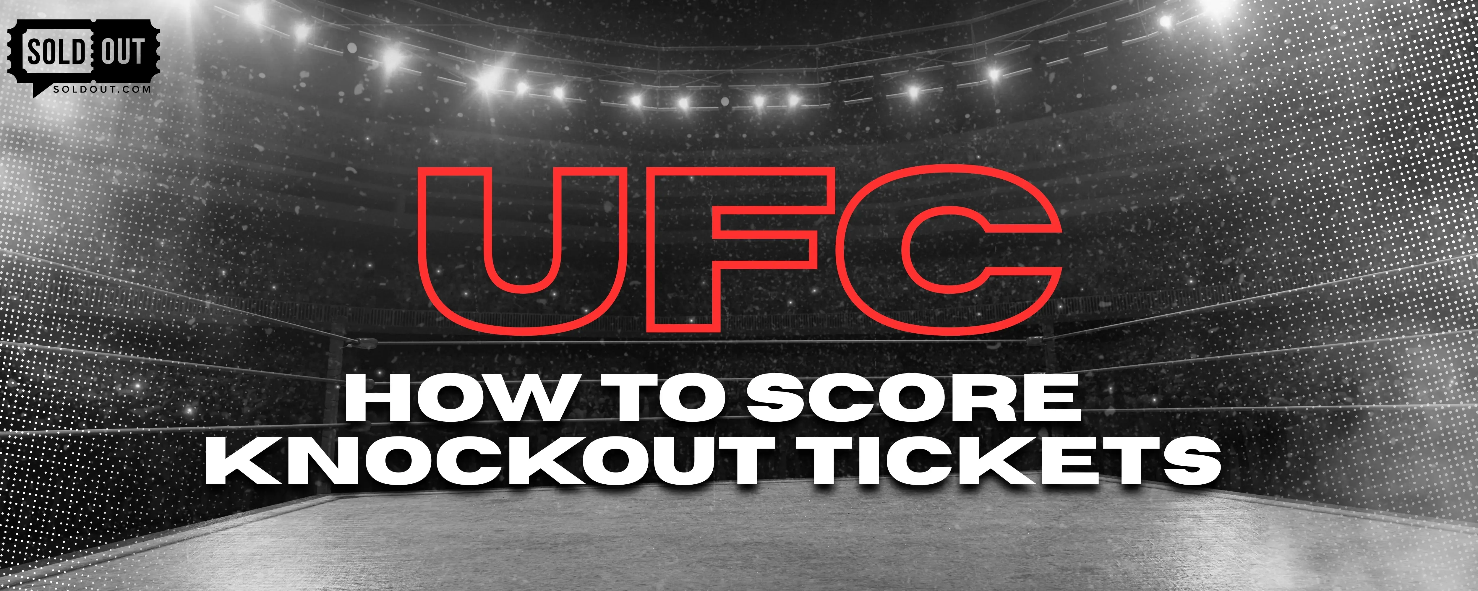 Image of the UFC Octagon inside a packed arena.