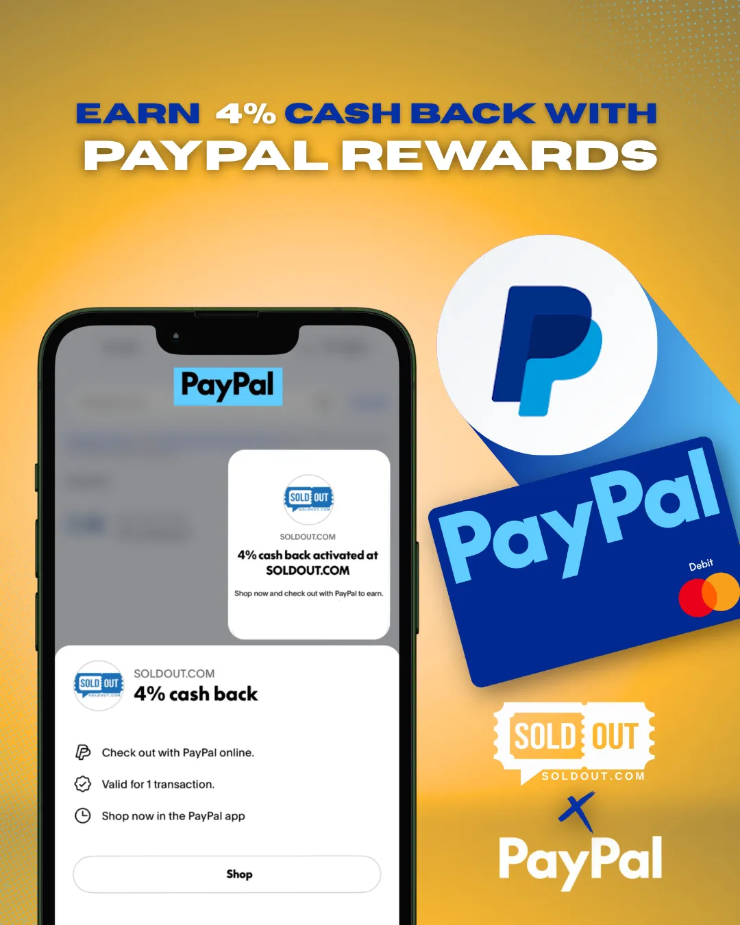 SOLDOUT.COM PayPal promotion